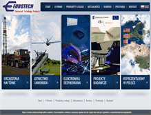 Tablet Screenshot of eurotech.com.pl