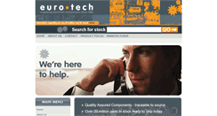 Desktop Screenshot of eurotech.co.uk
