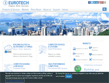Tablet Screenshot of eurotech.com