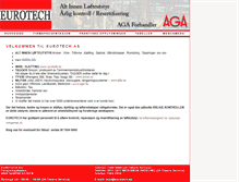 Tablet Screenshot of eurotech.no